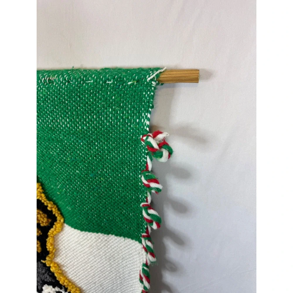 Mexico National Soccer Team Woven Wall Hanging Federation Crest Flag Decor 30X40